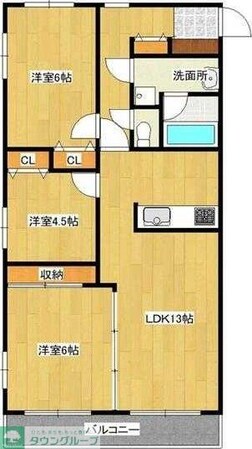 プライム藤が丘の物件間取画像